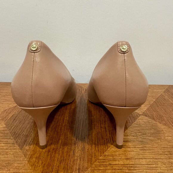 Cole Haan Go-to Park Pump Womens 9B Nude Leather Pointed Toe Stiletto Heels - Picture 7 of 13